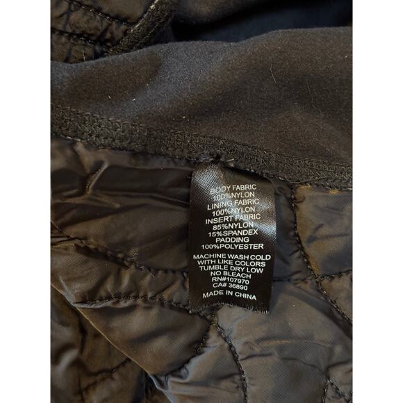 Kerrits Womens Black Quilted Full Zip Lightweight Equestrian Riding Jacket Large - Picture 6 of 9